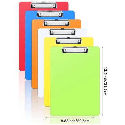 Custom A4 Plastic Clipboards with Metal Clip