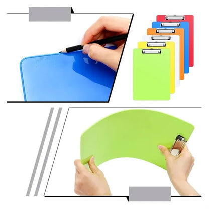 Custom A4 Plastic Clipboards with Metal Clip