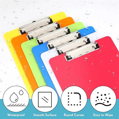 Custom A4 Plastic Clipboards with Metal Clip