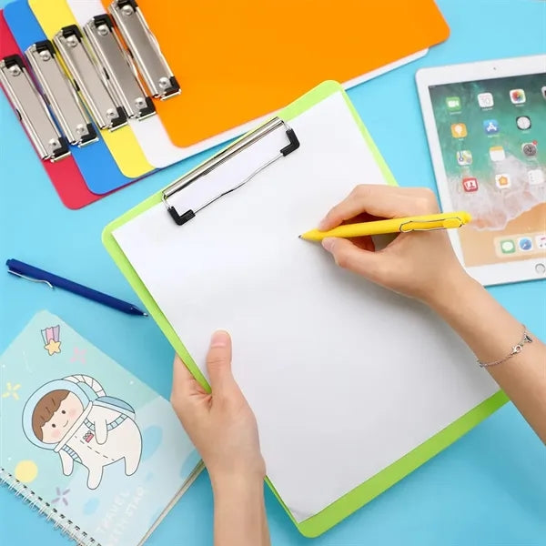 Custom A4 Plastic Clipboards with Metal Clip