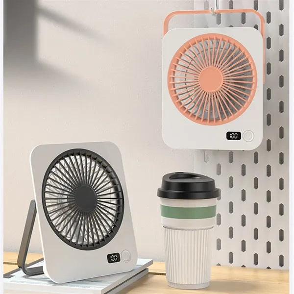 Ultra-thin Foldable USB Rechargeable Desk Fan