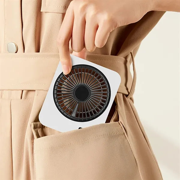 Ultra-thin Foldable USB Rechargeable Desk Fan