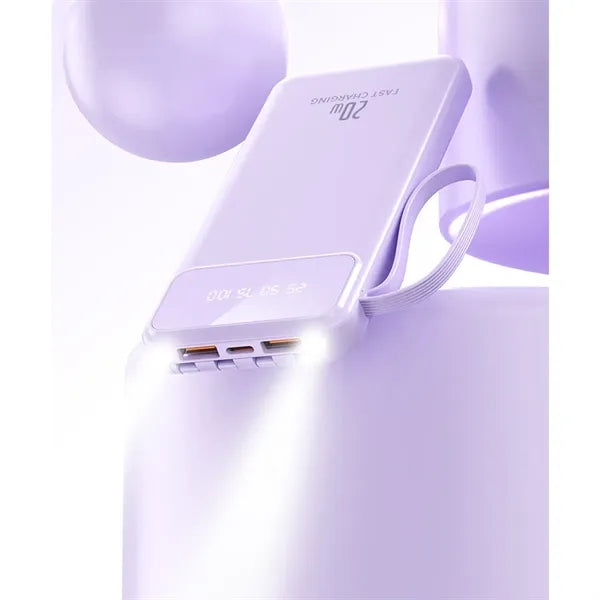 10000mAh Fast Charging Power bank With 4 Cables