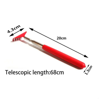 Extendable Telescopic Back Scratcher with Rubber Handle
