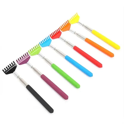 Extendable Telescopic Back Scratcher with Rubber Handle
