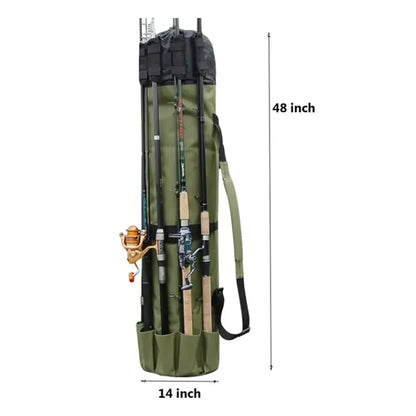 Durable Fishing Gear Carry Bag Backpack