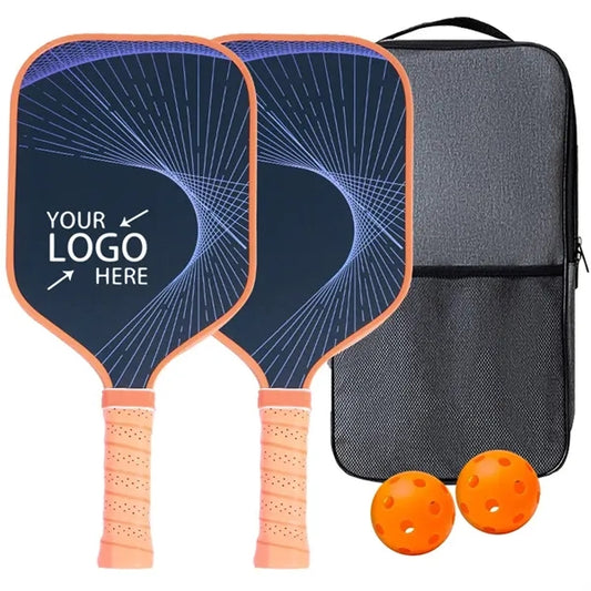 16Mm Fiberglass Pickleball Paddle Set with Bag