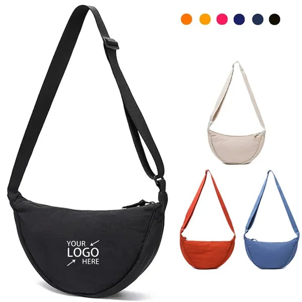 Travel Lightweight Crescent Crossbody Sling Shoulder Bag