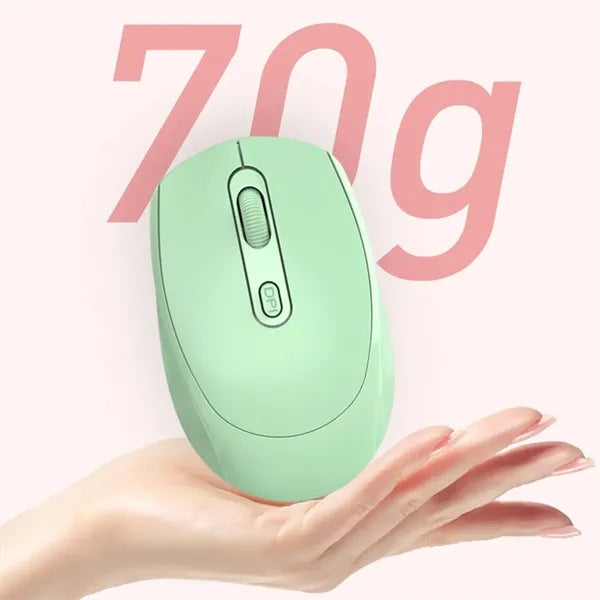 Rechargeable Wireless Bluetooth Mouse with USB Receiver