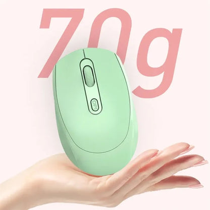 Rechargeable Wireless Bluetooth Mouse with USB Receiver