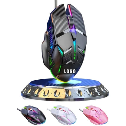 3200 dpi Ergonomic Wired Gaming Led Silent Mouse