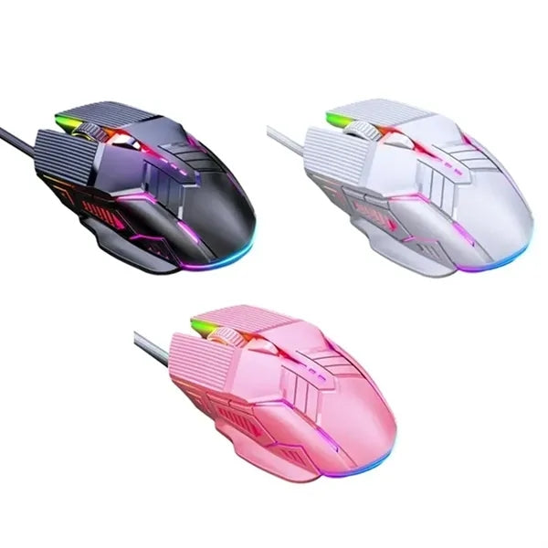 3200 dpi Ergonomic Wired Gaming Led Silent Mouse