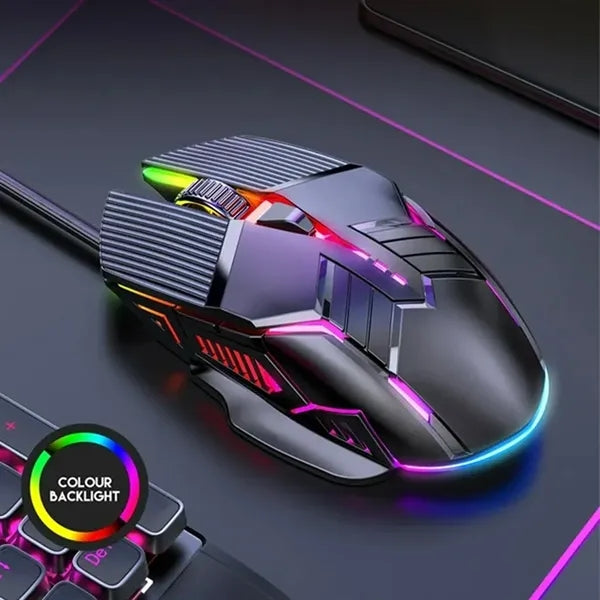 3200 dpi Ergonomic Wired Gaming Led Silent Mouse