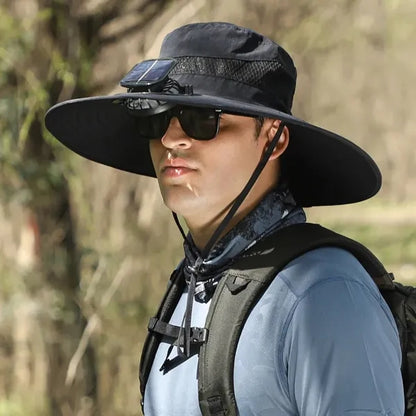 Wide Brim Bucket Fan Hat