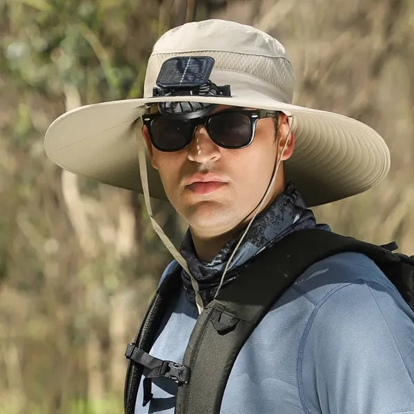 Wide Brim Bucket Fan Hat