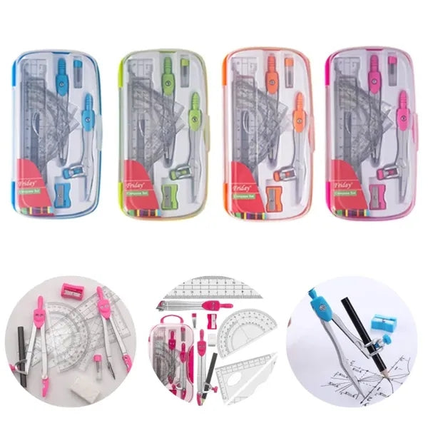 10 Piece Math Geometry Kit Sets