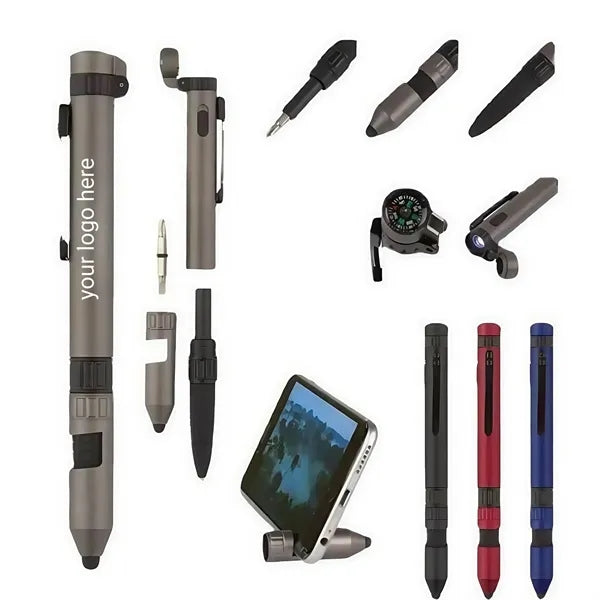 Multifunctional Ballpoint Pen with Lighted for Camping