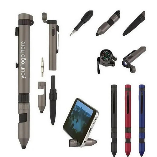 Multifunctional Ballpoint Pen with Lighted for Camping