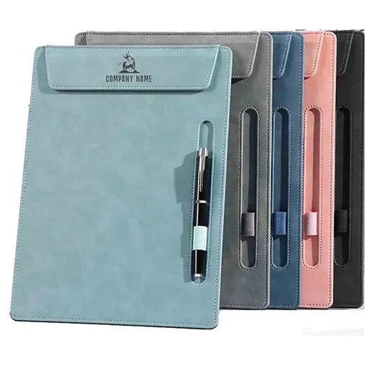 PU Leather Writing Clip Board