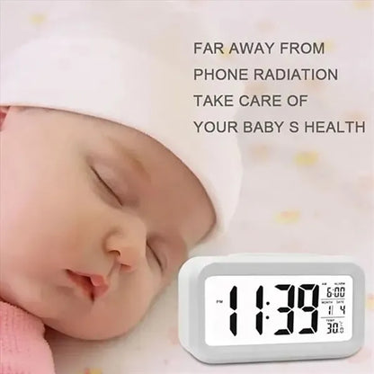 Battery-Operated LED Digital Alarm Clock
