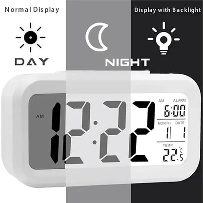 Battery-Operated LED Digital Alarm Clock