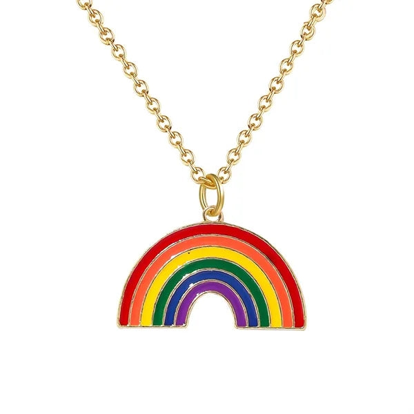 Gay Pride Rainbow Necklaces Bracelets