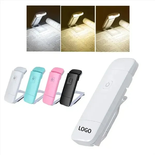 Mini Night Light Book Clip Lamp