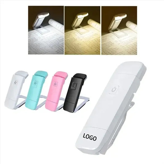 Mini Night Light Book Clip Lamp
