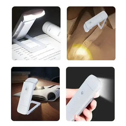 Mini Night Light Book Clip Lamp