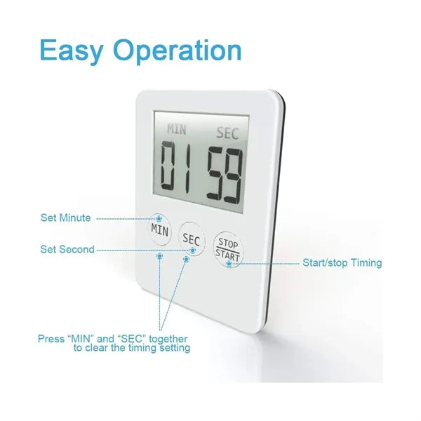 Multifunctional Simple Magnetic Timer Electronic Stopwatch