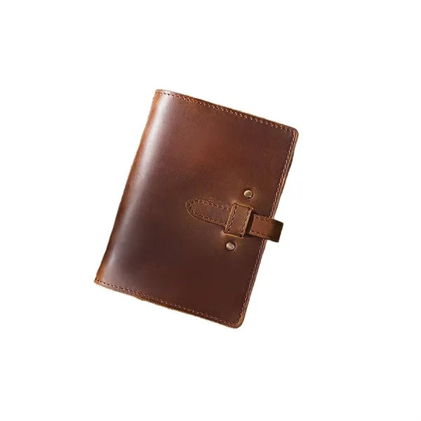 Leather Multi-Functional Zipper Retro Loose Leaf Book Diary