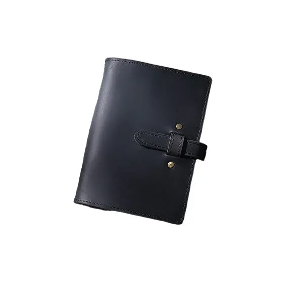Leather Multi-Functional Zipper Retro Loose Leaf Book Diary