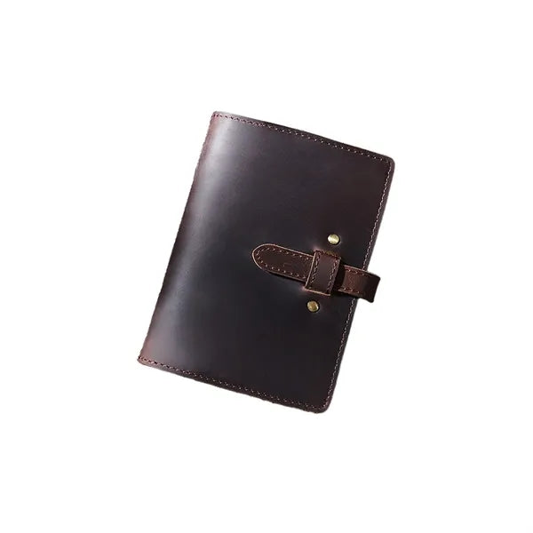 Leather Multi-Functional Zipper Retro Loose Leaf Book Diary