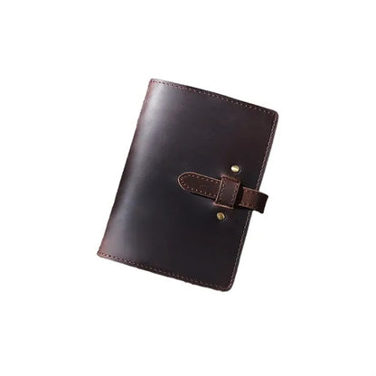 Leather Multi-Functional Zipper Retro Loose Leaf Book Diary
