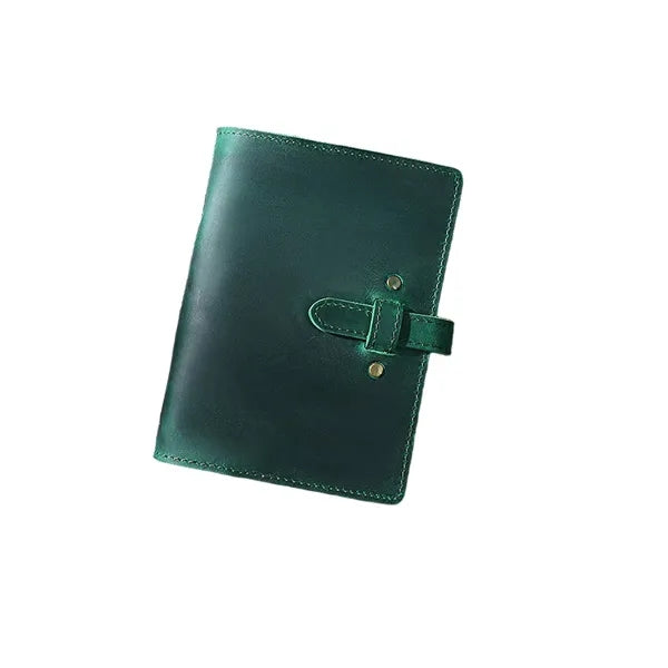 Leather Multi-Functional Zipper Retro Loose Leaf Book Diary