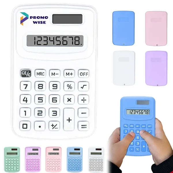 Colorful Mini Solar Cell Shatterproof And Durable Calculator