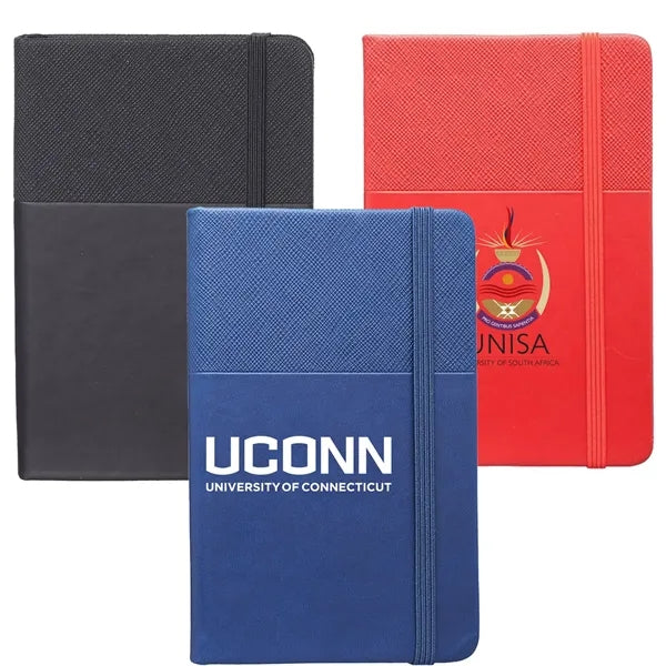 3.75" x 5.6" Bellingham Hardcover Journals Notebooks w/ Band
