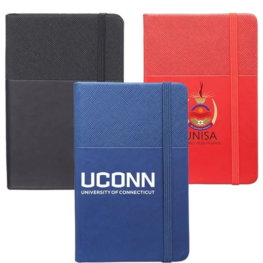 3.75" x 5.6" Bellingham Hardcover Journals Notebooks w/ Band