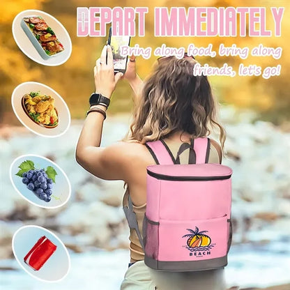 Travel 16 Can Soft Cooler Backpack ( 11.4'' X 13'' X 6.3'' )