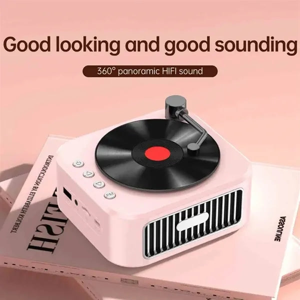 Portable Vintage Bluetooth Speaker