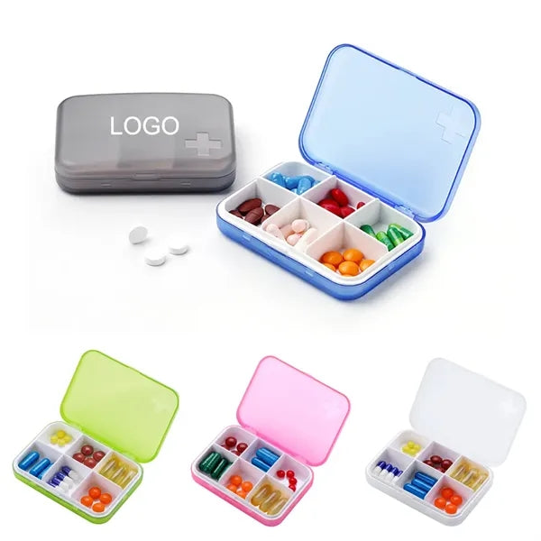 Portable Slim Pill Organizer Box for business trips