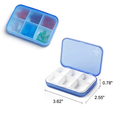 Portable Slim Pill Organizer Box for business trips