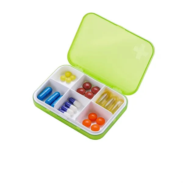 Portable Slim Pill Organizer Box for business trips