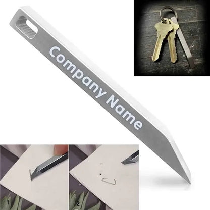 Titanium Crowbar EDC Keychain