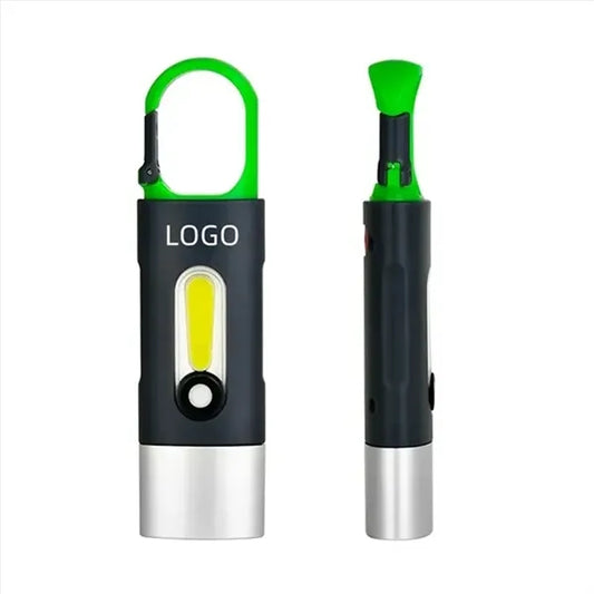 Mini Rechargeable LED Flashlight With Side Light