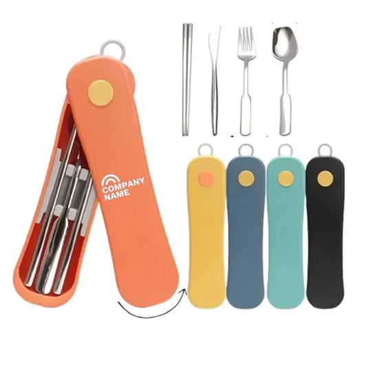 Stainless Steel Flatware Set with Case