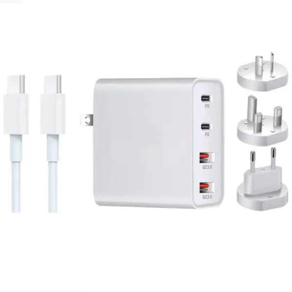100W PD Power Adapter Charger Type C Ports