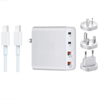 100W PD Power Adapter Charger Type C Ports