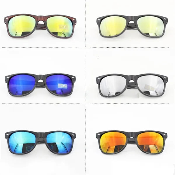 Retro Classic Sunglasses Unisex Polarized Color Mirror Lens