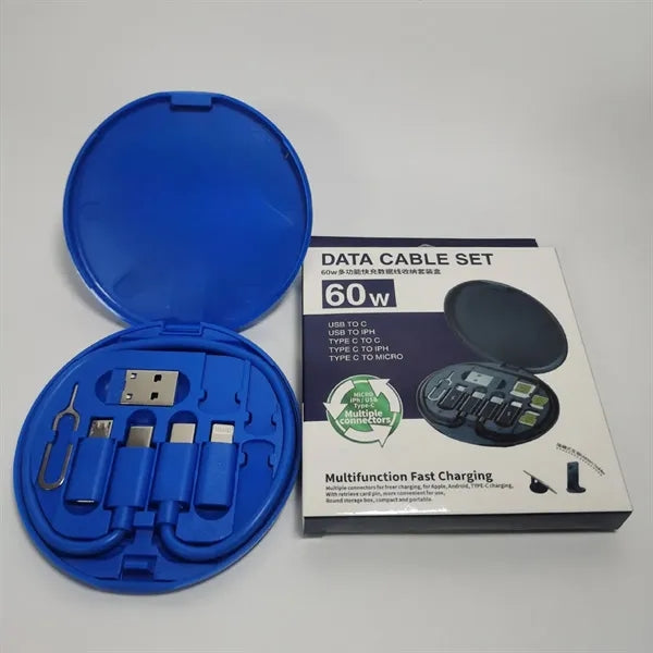USB Adapter Kit ,Multi-Type Charging Cable Case Card